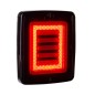 Tail light - Ledson - Breeze X1 - smoke - 4.3" - 11cm - Smoke - Tail - Fog - 12V-48V