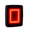 Tail light - Ledson - Breeze X1 - smoke - 4.3" - 11cm - smoke - Tail - Fog - 12V-48V