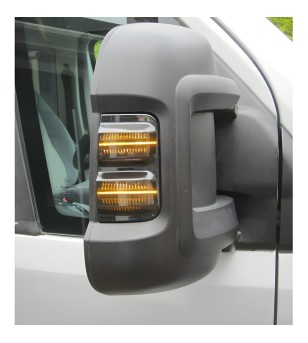 Körriktningsvisare - L&S - Spegel - LED - Dynamiskt blinkljus - Set - Ducato / Jumper / Boxer / Movano / ProAce - 2022+