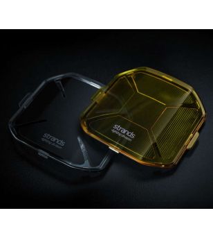Extraljus - Strands - Siberia X - 4 - 4.5" - 11.4cm - Positionsljus Vit/Bärnsten - Driving 