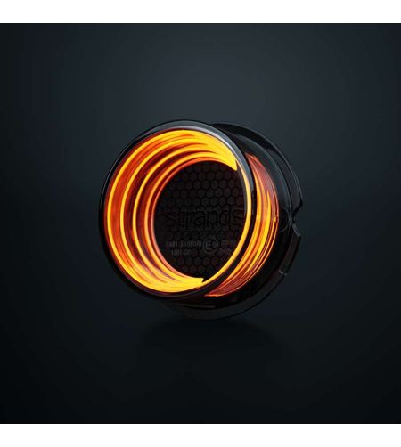 Marker Light - Strands - FOR9T Geo - 2.8" - 7cm - smoke - Amber - 12V-36V