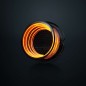 Marker Light - Strands - FOR9T Geo - 2.8" - 7cm - Smoke - Amber - 12V-36V