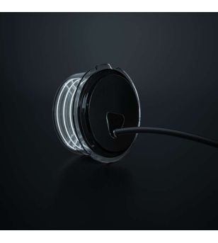 Begrenzungsleuchte - Strands - FOR9T Geo - 2.8" - 7cm - smoke - Weiß - 12V-36V 
