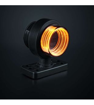Gummiarm - Strands - FOR9T Geo - Short model - 4.3" - 11cm - smoke - Bärnsten - 12V-36V 