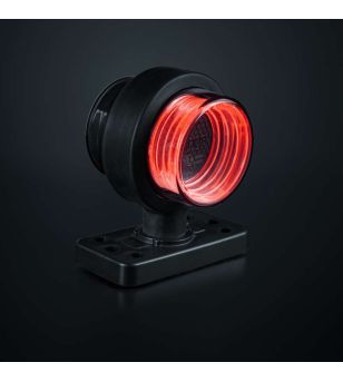Side marker light - Strands - FOR9T Geo - Short model - 4.3" - 11cm - Smoke - White/Red - 12V-36V