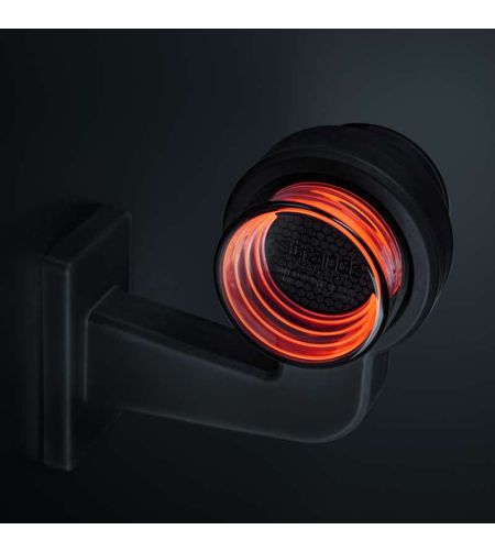 Gummiarm - Strands - FOR9T Geo - Medium model - 5.9" - 14.9cm - Smoke - Vit/Röd - 12V-36V 
