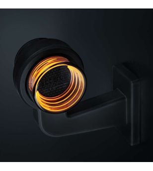 Side marker light - Strands - FOR9T Geo - Medium model - 5.9" - 14.9cm - Smoke - Amber - 12V-36V