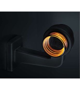 Breedtelamp - Strands - FOR9T Geo - Large model - 7.5" - 19.1cm - smoke - Amber - 12V-36V