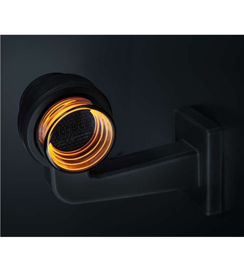 Breedtelamp - Strands - FOR9T Geo - Large model - 7.5" - 19.1cm - Smoke - Amber/Rood - 12V-36V Breedtelamp - Strands - FOR9T Geo - Large model - 7.5" - 19.1cm - Smoke - Amber/Rood - 12V-36V