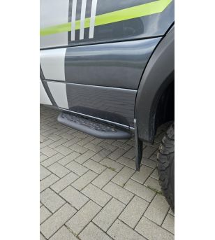 Step board - Metec - Van tour - Front door - Black matte - Mercedes - Sprinter - 2007+