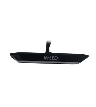 Warning light - M-Led - Dynamic - 4.4" - 11.2cm - Smoke - Position light Amber - 13 flash patterns - Amber - R65-2 - 12V-30V