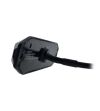 Warning light - M-Led - Dynamic - 4.4" - 11.2cm - Smoke - Position light Red - 13 flash patterns - Amber - R65-2 - 12V-30V