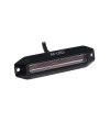 Warning light - M-Led - Dynamic - 4.4" - 11.2cm - Smoke - Position light Red - 13 flash patterns - Amber - R65-2 - 12V-30V