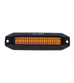 Flitser - M-Led - Dynamic - 4.4" - 11.2cm - Smoke - Positielicht Amber - 13 flitspatronen - Amber - R65-2 - 12V-30V