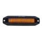 Warning light - M-Led - Dynamic - 4.4" - 11.2cm - Smoke - Position light Amber - 13 flash patterns - Amber - R65-2 - 12V-30V