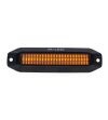 Warning light - M-Led - Dynamic - 4.4" - 11.2cm - Smoke - Position light Amber - 13 flash patterns - Amber - R65-2 - 12V-30V
