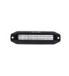 Warning light - M-Led - Dynamic - 4.4" - 11.2cm - Smoke - Position light White - 13 flash patterns - Amber - R65-2 - 12V-30V