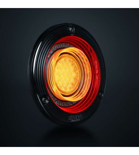 Tail light - Strands - FOR9T Orbi - 5.9" - 15.1cm - smoke - Tail - Brake - Ind - 12V-36V