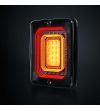 Achterlicht - Strands - FOR9T Illusion - 4.3" - 11cm - smoke - Achter - Rem - Richting - 12V-36V