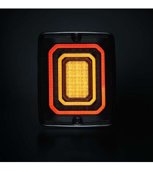 Tail light - Strands - FOR9T Illusion - 4.3" - 11cm - smoke - Tail - Brake - Ind - 12V-36V