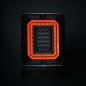 Tail light - Strands - FOR9T Illusion - 4.3" - 11cm - Smoke - Tail - Brake - Ind - 12V-36V