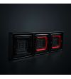 Tail light - Strands - FOR9T Illusion - 4.3" - 11cm - smoke - Tail - Brake - Ind - 12V-36V
