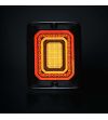 Achterlicht - Strands - FOR9T Illusion - 4.3" - 11cm - smoke - Achter - Rem - Richting - 12V-36V