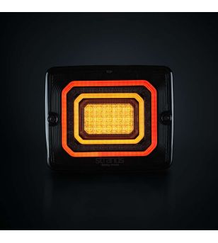 Tail light - Strands - FOR9T Illusion - 4.3" - 11cm - smoke - Tail - Brake - Ind - 12V-36V