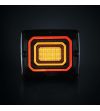 Tail light - Strands - FOR9T Illusion - 4.3" - 11cm - smoke - Tail - Brake - Ind - 12V-36V