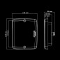 Tail light - Strands - FOR9T Illusion - 4.3" - 11cm - Smoke - Tail - Brake - Ind - 12V-36V