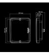 Achterlicht - Strands - FOR9T Illusion - 4.3" - 11cm - smoke - Achter - Rem - Richting - 12V-36V