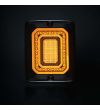 Tail light - Strands - FOR9T Illusion - 4.3" - 11cm - smoke - Ind - 12V-36V