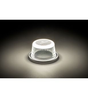 Markeringsljus - Ledson - Halo - För Gummiarmar - 2.8" - 7.2cm - LED - smoke - Vit - 12V-48V 