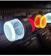 Markeringsljus - Ledson - Halo - För Gummiarmar - 2.8" - 7.2cm - LED - smoke - Vit - 12V-48V