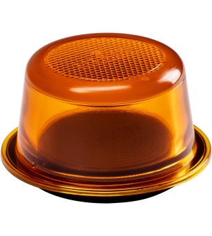 Marker Light - Ledson - Halo - For Width Pole - 2.8" - 7.2cm - LED - smoke - Amber - 12V-48V