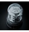 Varningsljus - Strands - Big Energy - 5.5" - 14cm - Klar - 3 Blixtmönster - Bärnsten - R65 - 12V-24V -