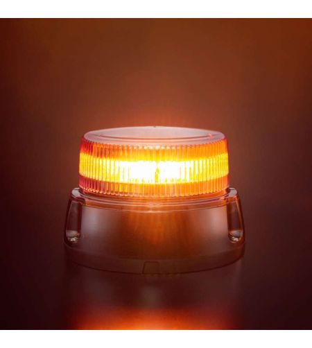 Signalleuchte - Strands - Freedom Lighthouse - XL - 6.4" - 16.2cm - Klar - 8 Blitzmuster - Amber - R65 - 12V-30V