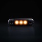 Markeringslicht - Strands - Dark Knight Super Dark - 3.3" - 8.4cm - Smoke - Amber - 12V-30V