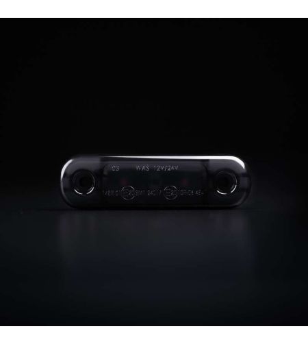 Marker Light - Strands - Dark Knight Super Dark - 3.3" - 8.4cm - Smoke - Amber - 12V-30V