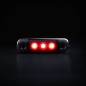 Markeringslicht - Strands - Dark Knight Super Dark - 3.3" - 8.4cm - Smoke - Rood - 12V-30V