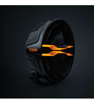 Extraljus - Strands - FOR9T Dragon Drive - 7 - 7.1" - 18cm - smoke - Positionsljus Vit/Bärnsten - Driving 