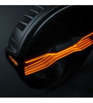 Extraljus - Strands - FOR9T Dragon Drive - 7 - 7.1" - 18cm - smoke - Positionsljus Vit/Bärnsten - Driving 