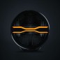 Extraljus - Strands - FOR9T Dragon Drive - 7 - 7.1" - 18cm - Smoke - Positionsljus Vit/Bärnsten - Driving 