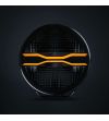Extraljus - Strands - FOR9T Dragon Drive - 7 - 7.1" - 18cm - smoke - Positionsljus Vit/Bärnsten - Driving 