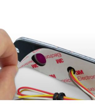 Rückleuchte - LED Autolamps - 12er-Serie - 5.2" - 13.1cm - Klar - Rück - Brems - Blink - 12V-24V -