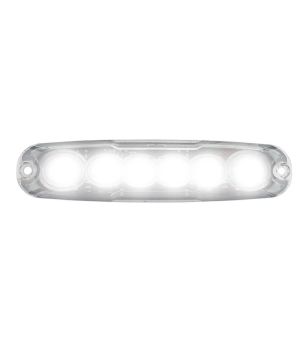 Rückleuchte - LED Autolamps - 12er-Serie - 5.2" - 13.1cm - Klar - Rückfahr - 12V-24V -