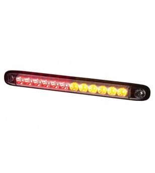 Rückleuchte - LED Autolamps - 12er-Serie - 5.2" - 13.1cm - Klar - Rück - Brems - Blink - 12V-24V -