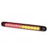 Rückleuchte - LED Autolamps - 12er-Serie - 5.2" - 13.1cm - Klar - Rück - Brems - Blink - 12V-24V -