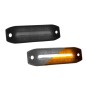 Markeringsljus - M-Led - Dual Color - 4" - 10.2cm - Smoke - Vit/Bärnsten - 12V-24V Markeringsljus - M-Led - Dual Color - 4" - 10.2cm - Smoke - Vit/Bärnsten - 12V-24V