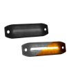 Begrenzungsleuchte - M-Led - Dual Color - 4" - 10.2cm - Smoke - Weiß/Amber - 12V-24V 